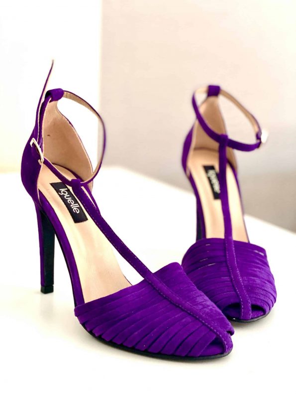 Purple Strings Sandals
