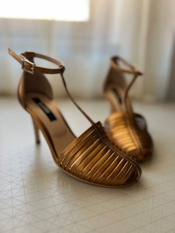 Strings Sandals Gold
